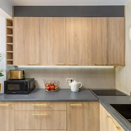 Ecru Inflancka Modern With Balcony Wwa47 Varšava